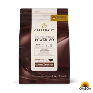 Callebaut czekolada ciemna Power 80% 2,5 kg