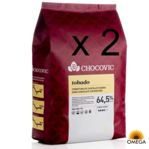 Czekolada ciemna Tobado 64,5% 10 KG Chocovic (1)