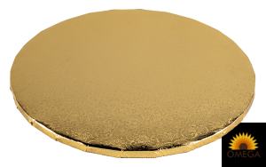 Podkład pod tort- angielski złoty - 30 CM